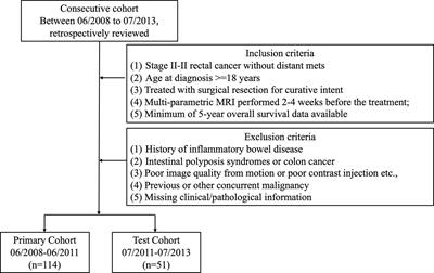 Incremental Value of Radiomics in 5-Year Overall Survival Prediction for Stage II–III Rectal Cancer